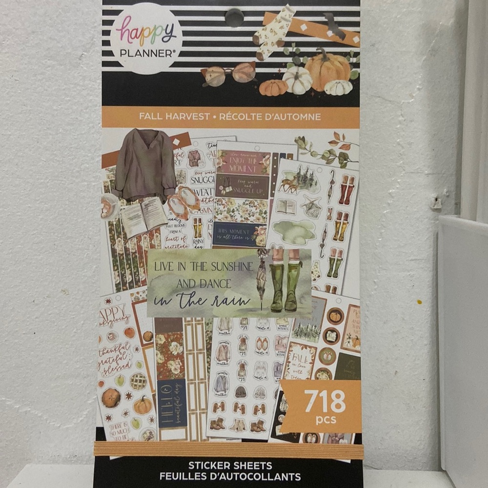 Full Harvest Sticker Sheets Booklet (Happy Planner) 718pcs